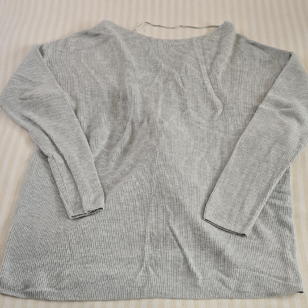 Halogen Long Sleeve Gray Sweater Size:XL